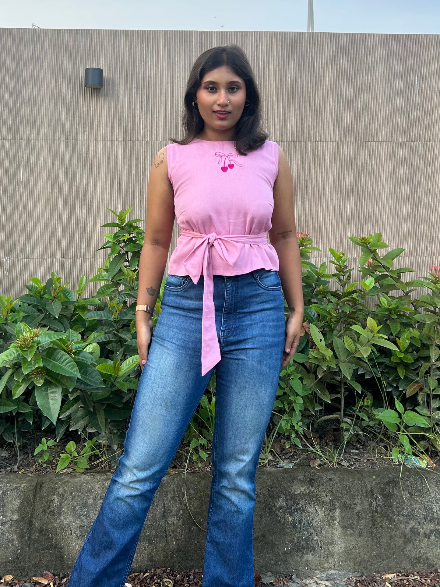 Mon Cherri Wrap Top