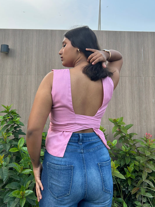 Mon Cherri Wrap Top