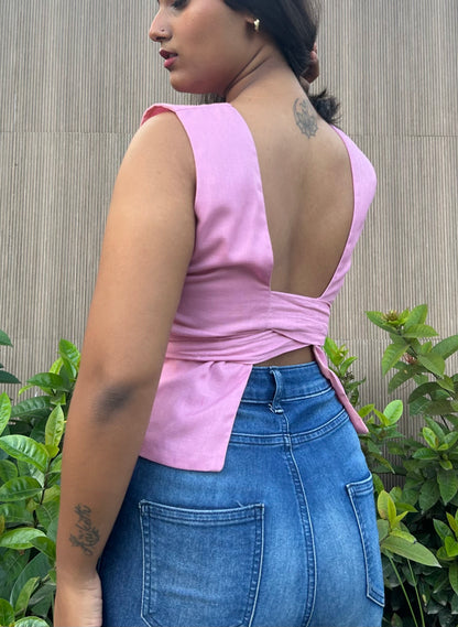 Mon Cherri Wrap Top