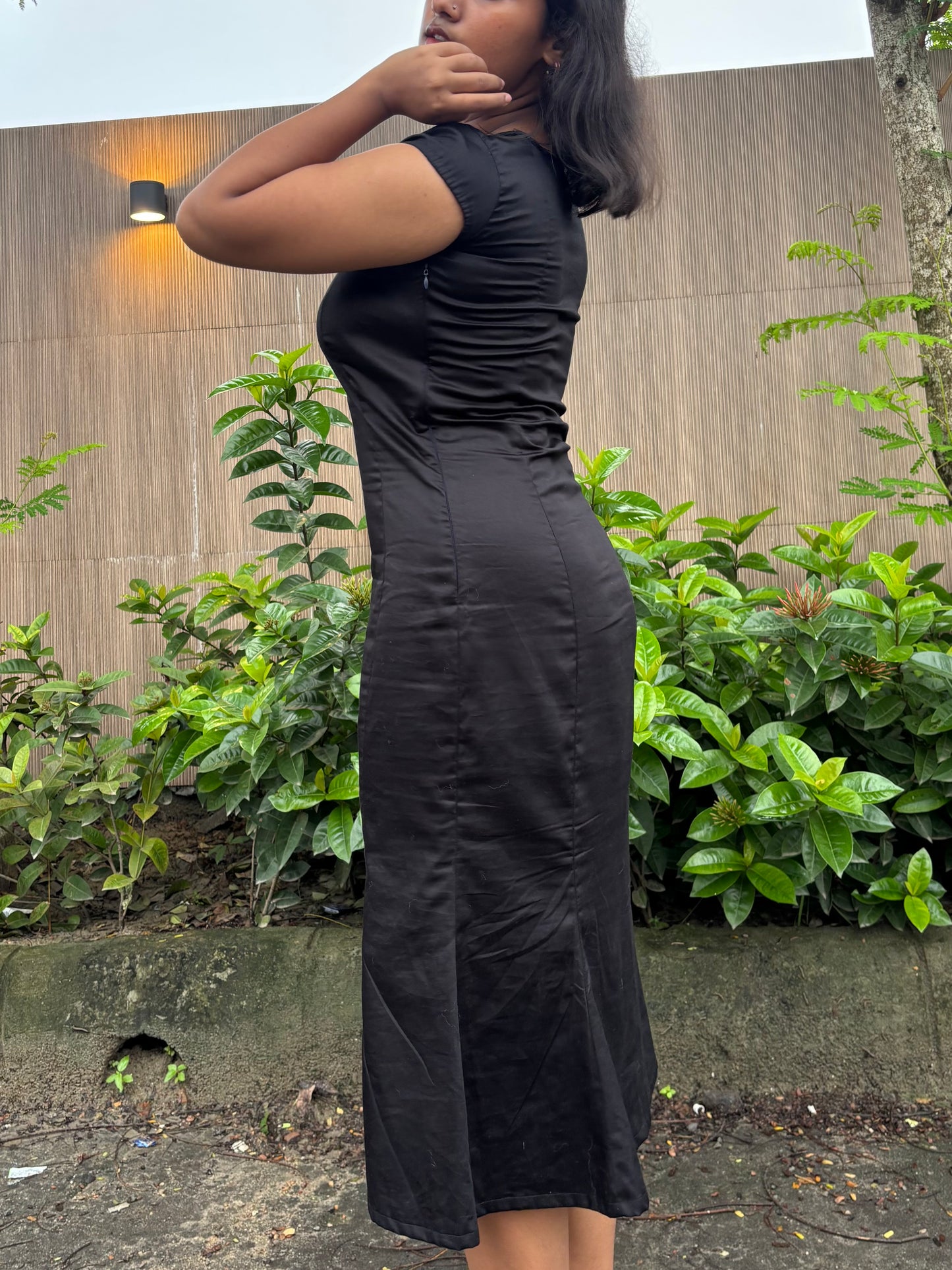 Morticia bell dress