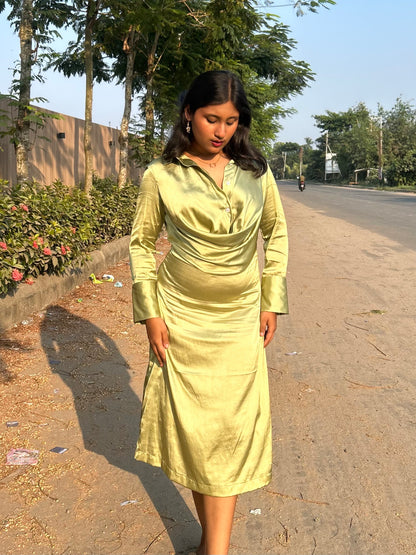 Rosabella Drape Midi Dress