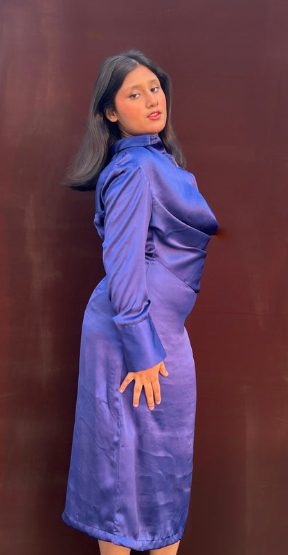 Elsa Drape Midi Dress