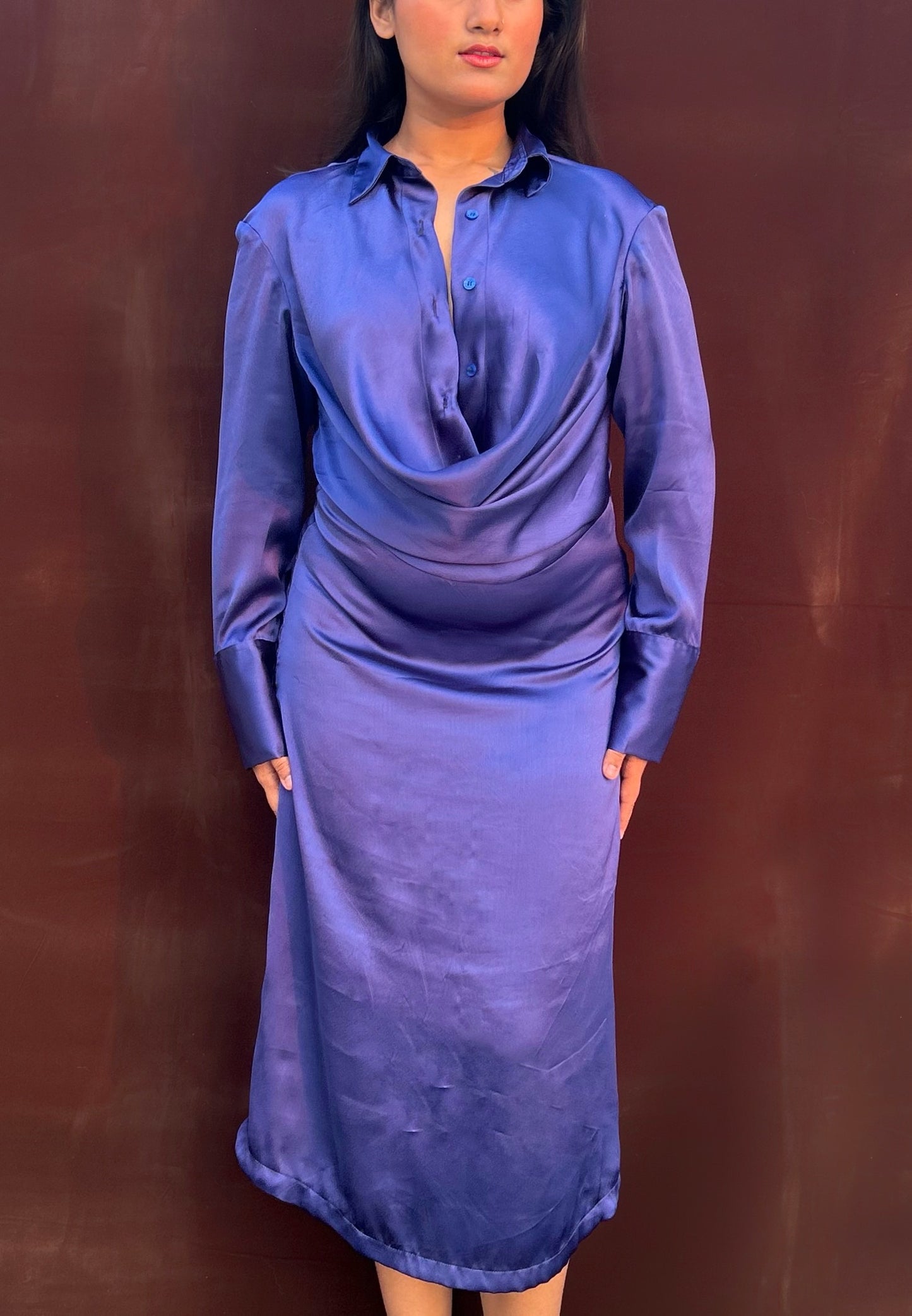 Elsa Drape Midi Dress